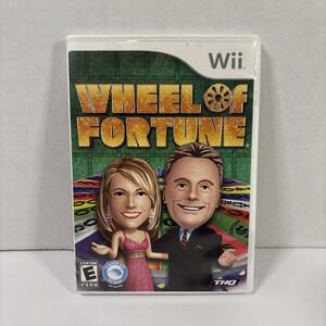 Wheel of Fortune (Nintendo Wii, 2008) Complete in Box CIB Tested